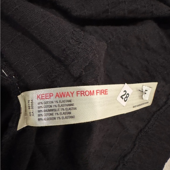 Free People Beach VIVI MINI DRESS Black Woman’s Small Beach Cover Up pockets - Picture 10 of 11